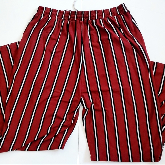 Brick Red striped comfy pants - Picture 7 of 10